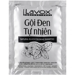 Gội phủ bạc đen tự nhiên Lavox (3 gói x 30ml) 6