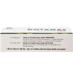 Thuốc Gotamas 4mg Medbolide được sử dụng điều trị rối loạn lipid máu và dự phòng biến cố tim mạch (3 vỉ x 10 viên) 3