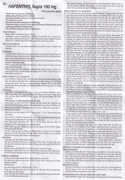 Thuốc Hafenthyl Supra 160mg Hasan điều trị tăng triglycerid máu (3 vỉ x 10 viên)