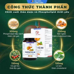 Viên hỗ trợ giảm mỡ máu, mỡ gan Hamogan Tuệ Linh (30 viên) 3