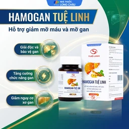 Viên hỗ trợ giảm mỡ máu, mỡ gan Hamogan Tuệ Linh (30 viên) 2