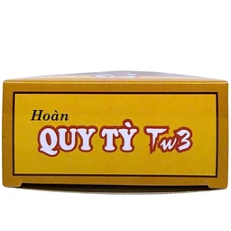 Hoàn quy tỳ TW3 điều trị tâm tỳ đều hư, hơi thở ngắn, tim đập mạnh, mất ngủ, ngủ hay mê (10 viên)