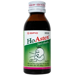 Siro HoAstex OPC điều trị ho, giảm ho trong viêm họng, viêm phế quản (90ml)