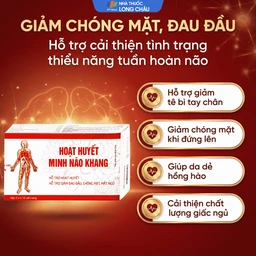 Viên uống Hoạt Huyết Minh Não Khang hỗ trợ hoạt huyết, giảm đau đầu, chóng mặt, mất ngủ (3 vỉ x 10 viên) 5