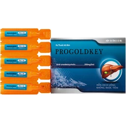 Hỗn dịch uống Progoldkey Hà Nam làm tan sỏi mật giàu, dự phòng và điều trị sỏi mật (20 ống x 5ml) 1