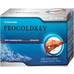 Hỗn dịch uống Progoldkey Hà Nam làm tan sỏi mật giàu, dự phòng và điều trị sỏi mật (20 ống x 5ml) 2