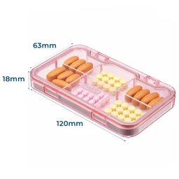 Hộp phân liều thuốc 6 Ngăn Inochi Okina 8