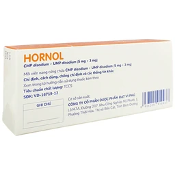 Thuốc Hornol Đạt Vi Phú điều trị chứng đau dây thần kinh mặt, dây thần kinh sinh ba (3 vỉ x 10 viên)