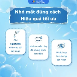 Nhỏ mắt Hycob 10ml giúp bôi trơn, tạo độ ẩm, giảm khô và mỏi mắt