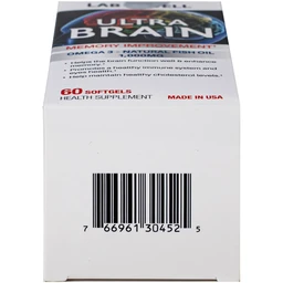 Viên uống bổ não, tốt cho mắt và tim mạch Ultra Brain Lab Well (60 viên) 7