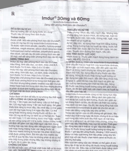 Thuốc Imdur 30mg AstraZeneca điều trị dự phòng đau thắt ngực (2 vỉ x 15 viên)