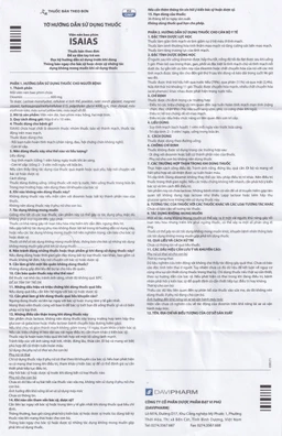 Thuốc Isaias 600mg Davipharm điều trị triệu chứng suy tuần hoàn tĩnh mạch mạn tính (6 vỉ x 10 viên)