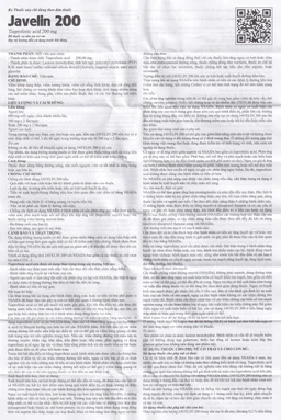 Thuốc Javelin 200mg USP điều trị các bệnh viêm khớp và đau cột sống (3 vỉ x 10 viên)