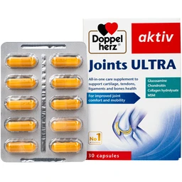 Viên uống hỗ trợ tăng tiết dịch khớp Joints Ultra Doppelherz (3 vỉ x 10 viên)