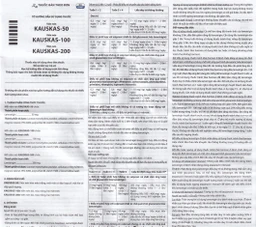 Thuốc Kauskas-100mg Davipharm điều trị động kinh và rối loạn lưỡng cực (3 vỉ x 10 viên)