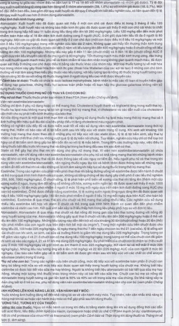 Thuốc Kavosnor điều trị tăng cholesterol toàn phần (10 vỉ 10 viên)