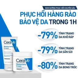 Kem bôi CeraVe Moisturising Cream dưỡng ẩm, phục hồi cho da khô (454g)