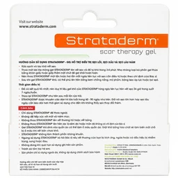 Kem bôi sẹo lồi, sẹo lâu năm Strataderm 5g 4