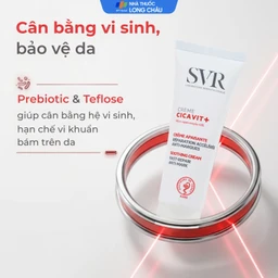 Kem bôi SVR Cicavit+ Creme dưỡng ẩm và làm dịu cho các trường hợp khô da, mẩn đỏ (40ml)