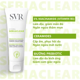 Kem bôi SVR Sebiaclear Hydra dưỡng ẩm cho da dầu mụn (40ml) 3
