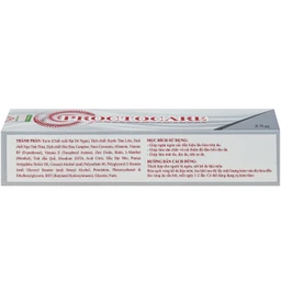 Kem bôi trĩ Proctocare Mepharco hỗ trợ điều trị trĩ, nứt hậu môn, co búi trĩ (25g) 4