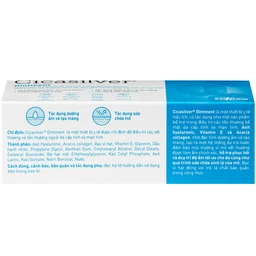 Kem bôi vết thương Cicasilver Ointment 50ml hỗ trợ điều trị các vết thương hở cấp và mãn tính 12