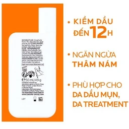 Kem chống nắng La Roche-Posay Anthelios UVMune 400 Oil Control Fluid SPF50+ PA++++ dành cho da dầu mụn (50ml)