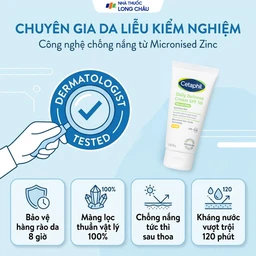 Kem chống nắng dưỡng ẩm 2in1 Cetaphil Daily Defense Cream SPF 50 50g 5