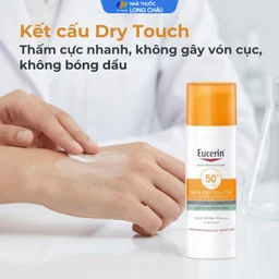 Kem chống nắng Eucerin Sun Dry Touch Oil Control SPF50+ PA+++ kiểm soát nhờn (50ml)