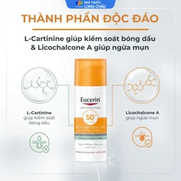 Kem chống nắng Eucerin Sun Dry Touch Oil Control SPF50+ PA+++ kiểm soát nhờn (50ml)
