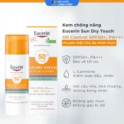 Kem chống nắng Eucerin Sun Dry Touch Oil Control SPF50+ PA+++ kiểm soát nhờn (50ml)