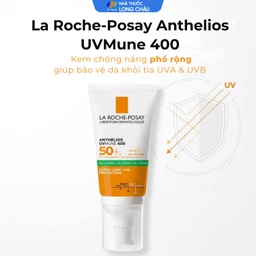 Kem chống nắng La Roche-Posay Anthelios UVMune 400 SPF 50+ Oil Control Gel-Cream giảm bóng nhờn và chống UVA/UVB (50ml)