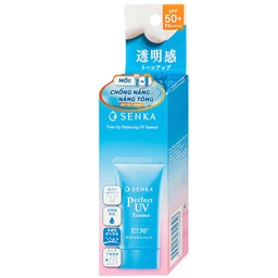 Kem chống nắng nâng tông Senka Perfect UV Essence A SPF50+ PA++++ giúp bảo vệ da khỏi tia UV (50g) 3