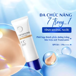 Kem chống nắng nâng tông trắng sáng Transino tone up cc cream SPF 50+ PA++++ hộp 30g