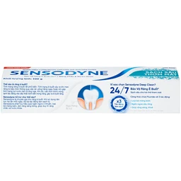 Kem đánh răng Sensodyne deep clean sạch sâu thơm mát (100g) 4