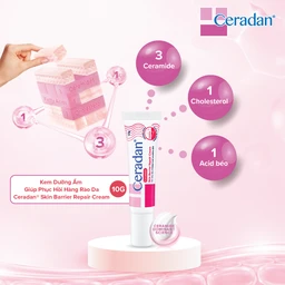 Kem dưỡng ẩm cho bé Ceradan Ceramide skin barrier repair cream 10g 3
