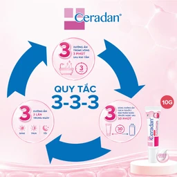 Kem dưỡng ẩm cho bé Ceradan Ceramide skin barrier repair cream 10g 5