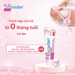Kem dưỡng ẩm cho bé Ceradan Ceramide skin barrier repair cream 10g 4