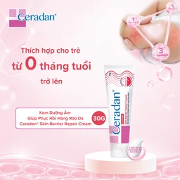 Kem dưỡng ẩm Ceradan Ceramide Skin Barrier Repair Cream dành da khô, da kích ứng 30g 4