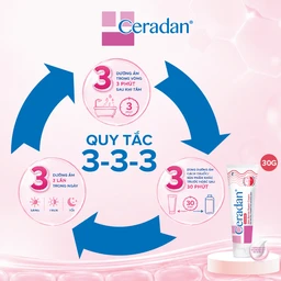 Kem dưỡng ẩm Ceradan Ceramide Skin Barrier Repair Cream dành da khô, da kích ứng 30g 5