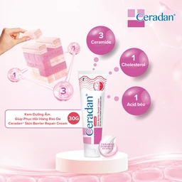 Kem dưỡng ẩm Ceradan Ceramide Skin Barrier Repair Cream dành da khô, da kích ứng 30g 3