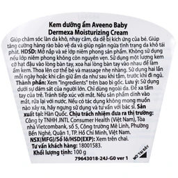 Kem dưỡng ẩm cho da chàm, da nhạy cảm Aveeno baby dermexa moisturizing cream 100g 4