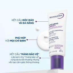 Kem dưỡng Bioderma Cicabio Crème+ giúp phục hồi da tổn thương, hỗ trợ làm mờ sẹo (40ml) 5