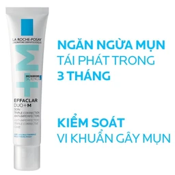 Kem bôi ngừa mụn La Roche-posay Effaclar Duo+M 40ml