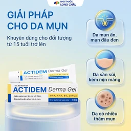 Kem bôi ngừa mụn, mờ thâm Actidem Derma 18g 4