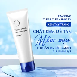 Kem tẩy trang Transino Clear Cleansing Ex giúp loại bỏ lớp trang điểm, bụi bẩn lỗ chân lông và dầu thừa (110g)