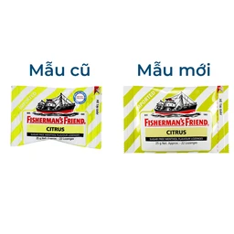 Kẹo Con Tàu Vị Cam Chanh Fisherman's Friend (25g) 2