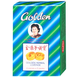 Kẹo ngậm Golden Herbal Lozenge (2 vỉ x 6 viên) 2