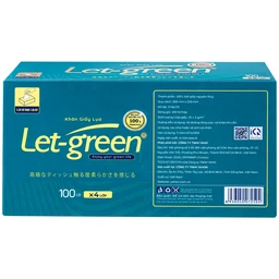 Khăn giấy hộp Let-green 4 lớp 100 tờ 4