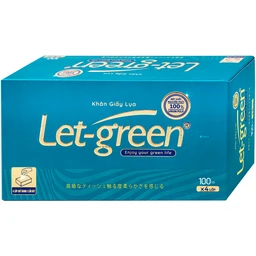 Khăn giấy hộp Let-green 4 lớp 100 tờ 2